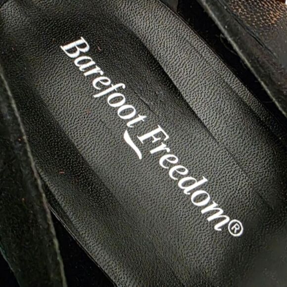 DREW BAREFOOT FREEDOM Monaco Black Suede Pumps - Size 13 - Picture 8 of 9